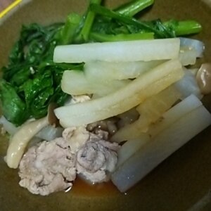 味がしみ込んで美味しい！「大根と豚肉の柔らか煮♬」